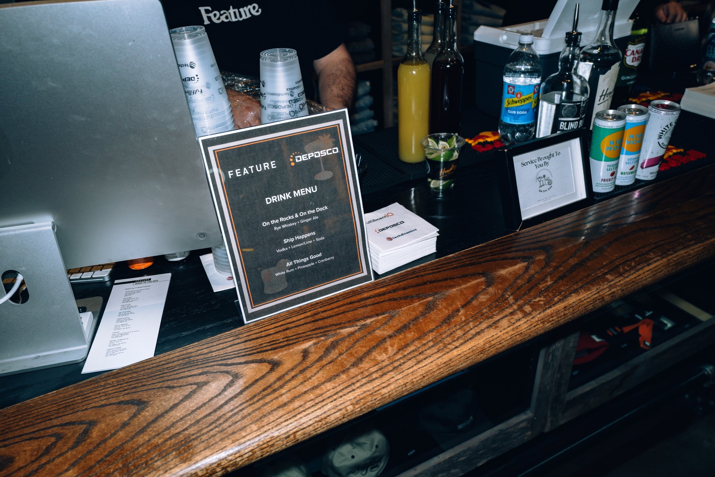 Printed event menus and decorative cards